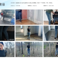 【豹纹帆布鞋】鑫鑫原创 美女监狱主题体验 自己戴上手锗脚镣，体验了一下【1.32GB】